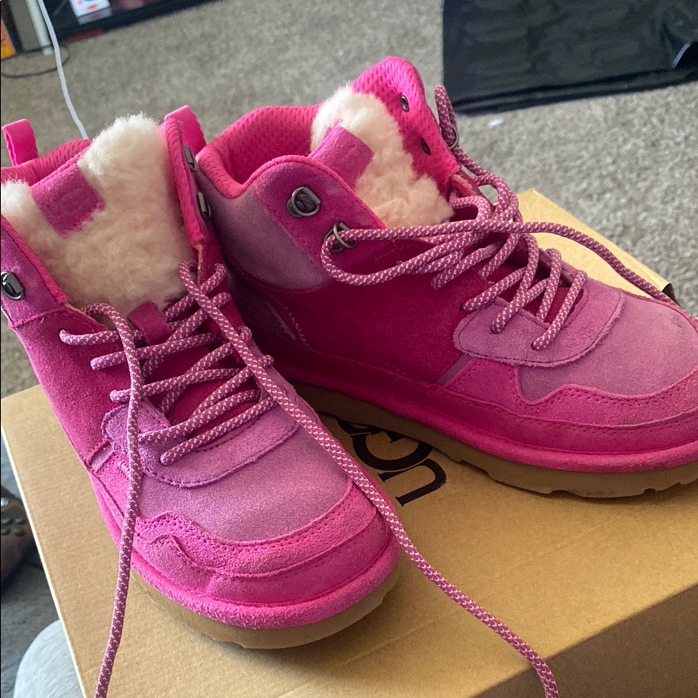 UGG Kids Boots in Pink worn twice
